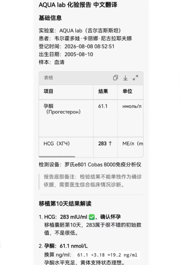 HCG中文翻译结果